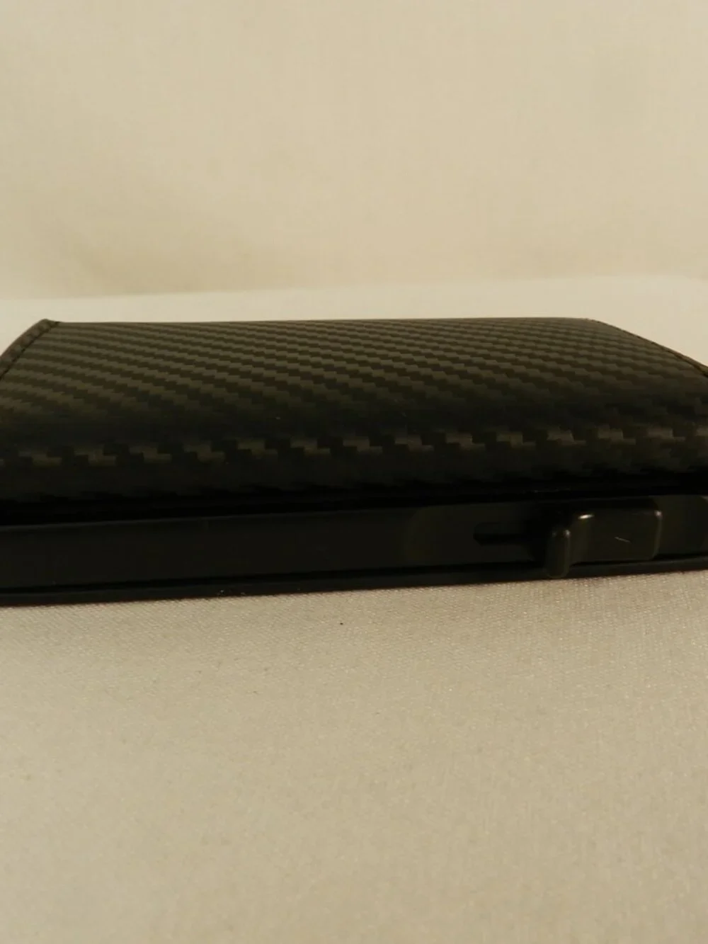 Typecase Wallet Card Holder Pop Up Aluminum Case RFID blocking black Men NIB NEW